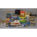 A quantity of mixed boxed diecast models by Corgi, Solido, Tekno and others.