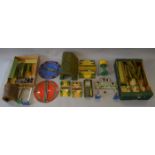 O gauge, Hornby, a good quantity of unboxed accessories, including a Platform; two Turntables,