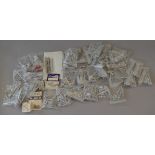A good quantity of assorted white metal model railway parts and accessories.