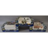Three boxed Franklin Mint diecast model aircraft in 1:48 scale from their 'Armour Collection',