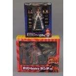 Two Gainax Rio:Bone action figures. Both boxed and appear E.