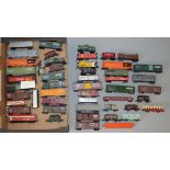 H0 Scale. 50 x assorted unboxed rolling stock, Canadian Railway & Continental types.