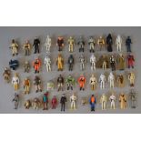 Quantity of Kenner Star Wars 3 3/4 action figures, some with weapons/accessories. Overall G.