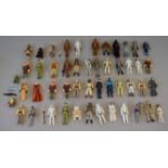 Quantity of Kenner Star Wars 3 3/4 action figures, some with weapons/accessories. Overall G.