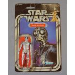 Kenner Star Wars Death Star Droid 3 3/4" action figure, sealed on 21 back card.