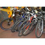 POLICE > 7 assorted adult mountain bikes [VAT ON HAMMER] [NO RESERVE]