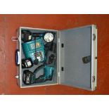 Makita cordless drill and torch etc.