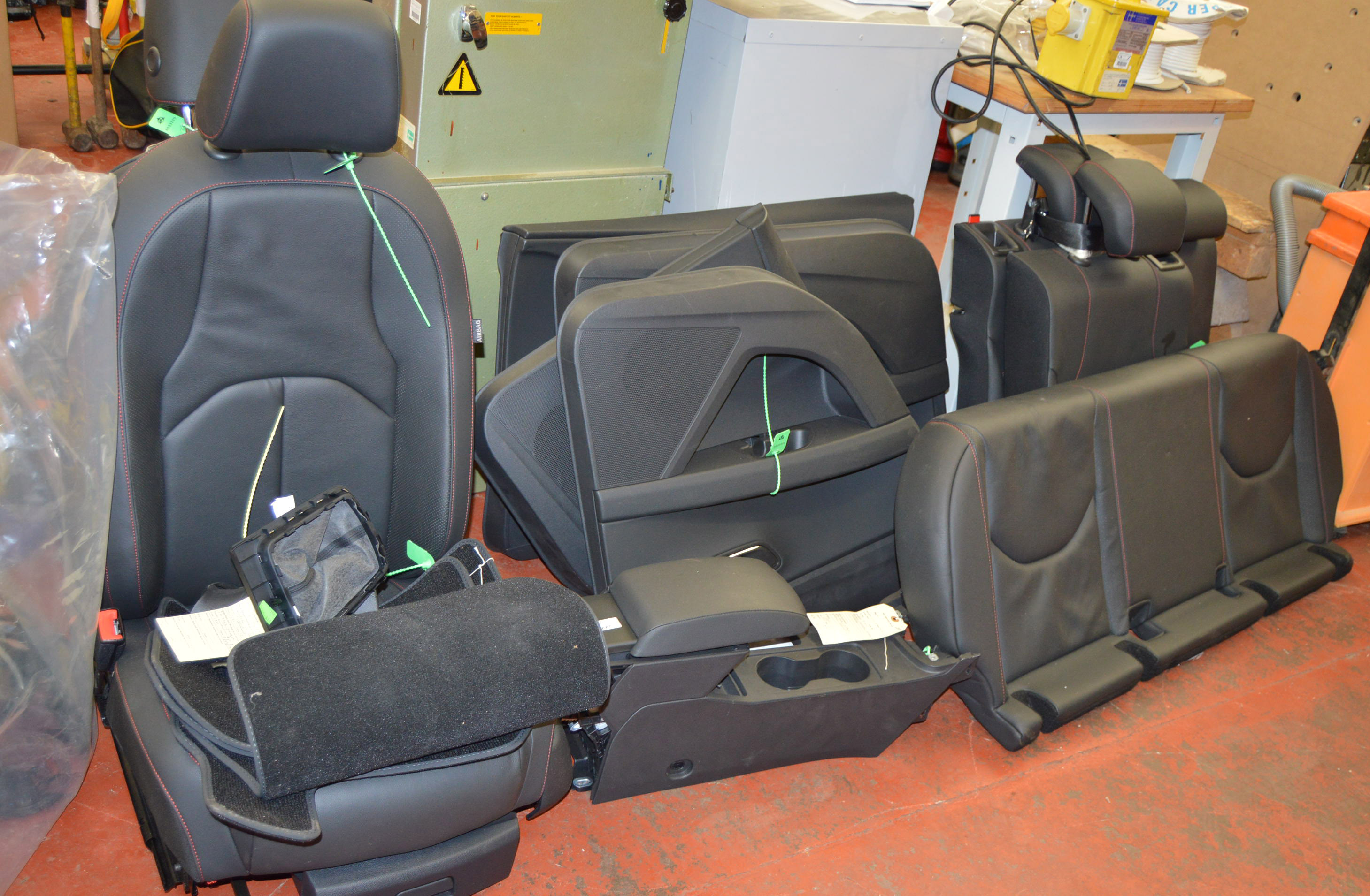 POLICE > SEAT leather car interior [VAT ON HAMMER PRICE] [NO RESERVE]