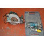 POLICE> Parkside saw and a Makita router [VAT ON HAMMER PRICE] [NO RESERVE]