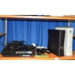 POLICE > Two Microsoft XBOX 360 games consoles and one Sony PS3 Playstation 3 [VAT ON HAMMER PRICE]