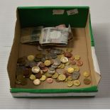 POLICE > Selection of coins and bank notes [VAT ON HAMMER PRICE] [NO RESERVE]