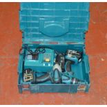 Two Makita cordless drills