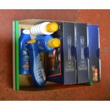 POLICE > 3 Gillette Fusion sets and some suntan lotions [VAT ON HAMMER PRICE] [NO RESERVE]