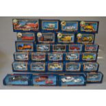 Twenty seven boxed Matchbox 'King Size' diecast models including K123 Concrete Mixer and K167 Ford