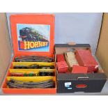 O gauge, Hornby: Goods Set No. 20, appears complete; M1 Locomotive, clockwork; M1 Tender; No.