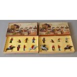 Two Britains Duo Crown Range Wild West sets: No. 21s Cowboys and Indians; No. 23s N.