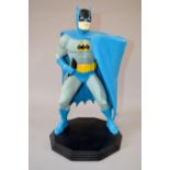 Warner Brothers Batman statue, height 60 cm, depicting Silver Age Batman, c. 1999. VG.