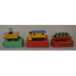 O gauge, Hornby, includes: Snow Plough in yellow and blue with black base, in plain card box; No.