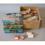 A 'Combex' 'Animal Kingdom' retailers display card, complete with plastic animal figures,