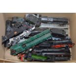 OO/HO gauge, quantity of unboxed locomotives by various manufacturers, many in need of repair.