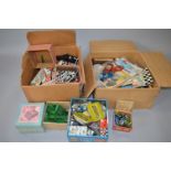 A quantity of Scalextric and other accessories suitable for slot car layouts together with a small