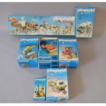 Quantity of boxed Playmobil: 3207; 3253 (missing warning triangle); 3203 (missing broom); 3247;