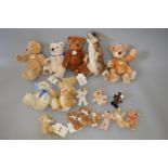 Steiff Teddy Bears: Mungo; Polar Ted; Goldy; Elmar; Royal Baby Prince George; Elmar; one other;