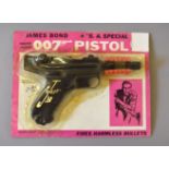 James Bond 007. A carded 'James Bond 007 S.A Special Pistol'.