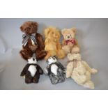 Six Charlie Bears teddy bears: Daisy, tag signed 'With Love,
