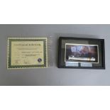 "The World is not Enough" 1999 James Bond original screen used Romeo Y Julieta cigar tube framed in