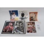 James Bond Actors & Actresses signed photos in folder including Roger Moore (The Saint),