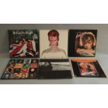 LPs including David Bowie - Aladdin Sane, Young Americans, The Who - The Kids are Alright ,