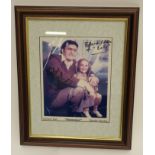 Richard "Jaws" Kiel and Blanche "Dolly" Ravelac signed photograph from the James Bond film