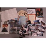 TITANIC 1998 James Cameron directed collection of photos taken by a film extra on the set during