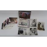James Bond cinema lobby cards and photos in book containing a numbered set of 8 UK (8" x 10") for