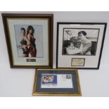 James Bond signed photos including Denise Richards and Sophie Marceau from The World is Not Enough