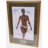 Die Another Day (2002) signed photo of Halle Berry as Jinx in Bikini,