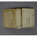 A collection of indentures including Marriage certificates, Conveyance etc.
