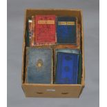 A collection of early 20th and 19th century books including non-fiction examples