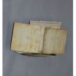 A good collection of indentures including late 18th century examples through to late 19th/ early