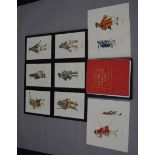 23 Peter Copeland military prints, some framed together with a book of prints by the artist.