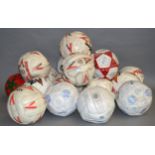 17 signed footballs dated from the 1980s-1999 signed by Burnley FC squads.
