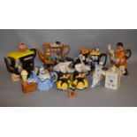 A collection of assorted ceramics including limited edition Ringtons novelty teapots etc