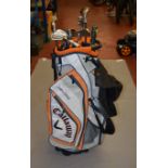 POLICE > Bag of golf clubs [VAT ON HAMMER PRICE] [NO RESERVE]