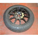 POLICE > Large wheel and tyre [VAT ON HAMMER PRICE] [NO RESERVE]