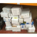 Mixed lot of laser printer toner cartridges