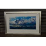 Two limited edition prints depicting ocean scenes. Largest 58/495 110cm x 61cm.