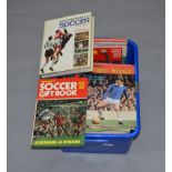 A quantity of football related magazines and annuals,