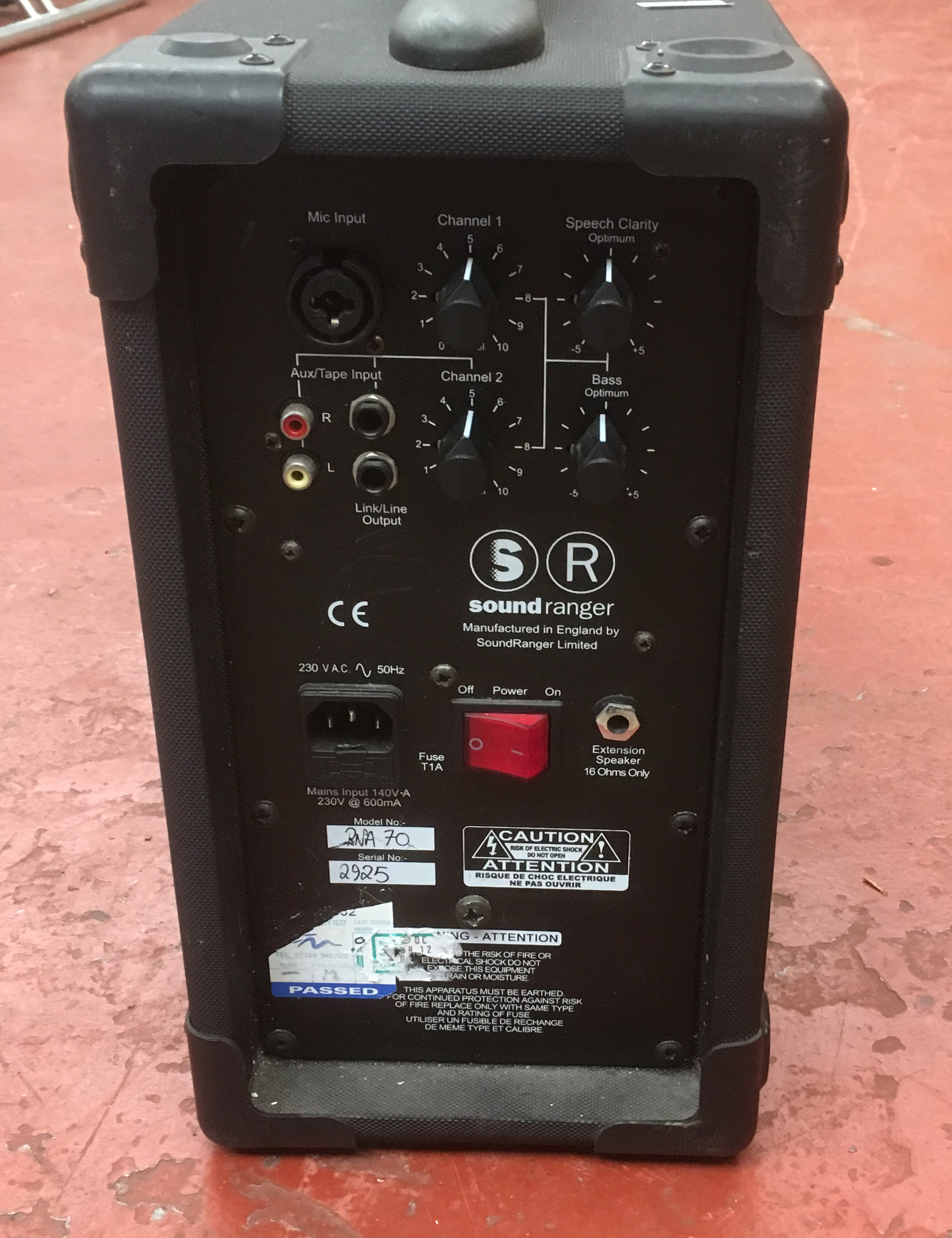 SOUND RANGER Compact Portable Address System