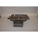 A vintage Underwood typewriter